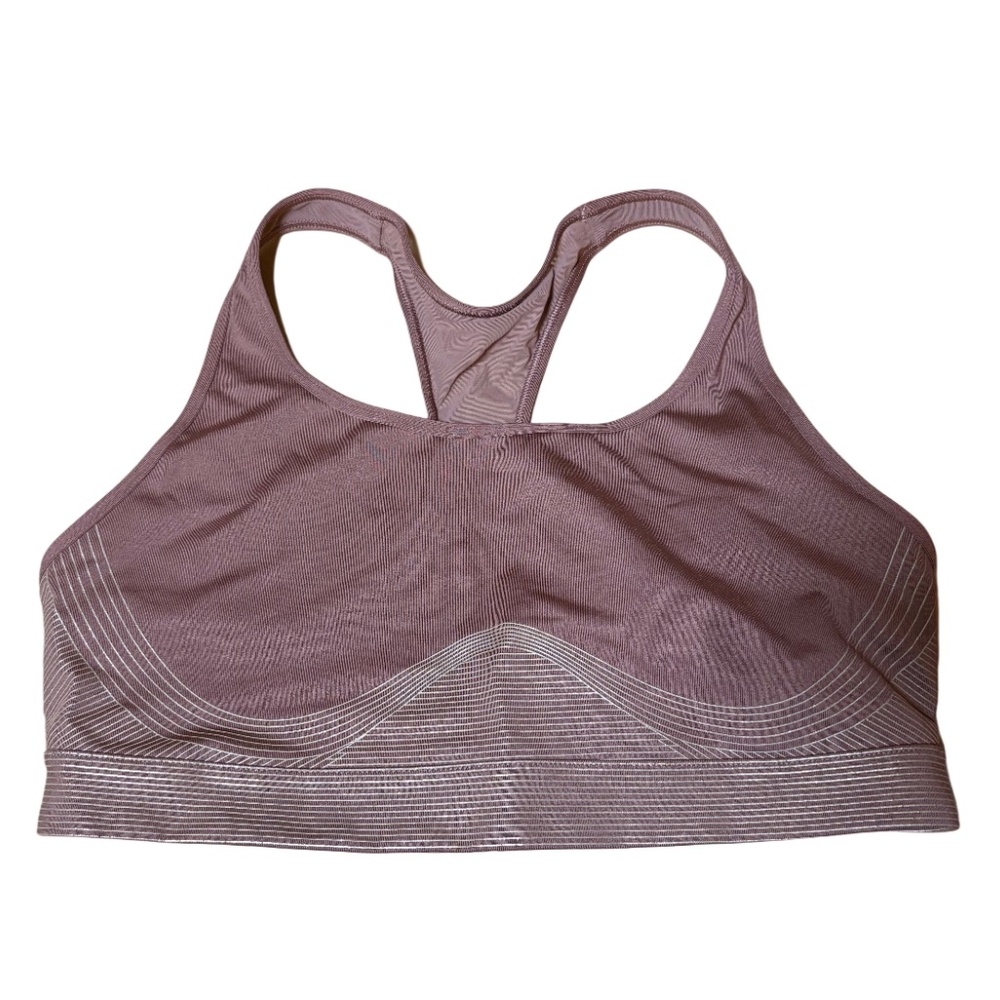 Victoria's Secret Brown Sports Bra, Unlined, Mesh Racerback, M, Looks New